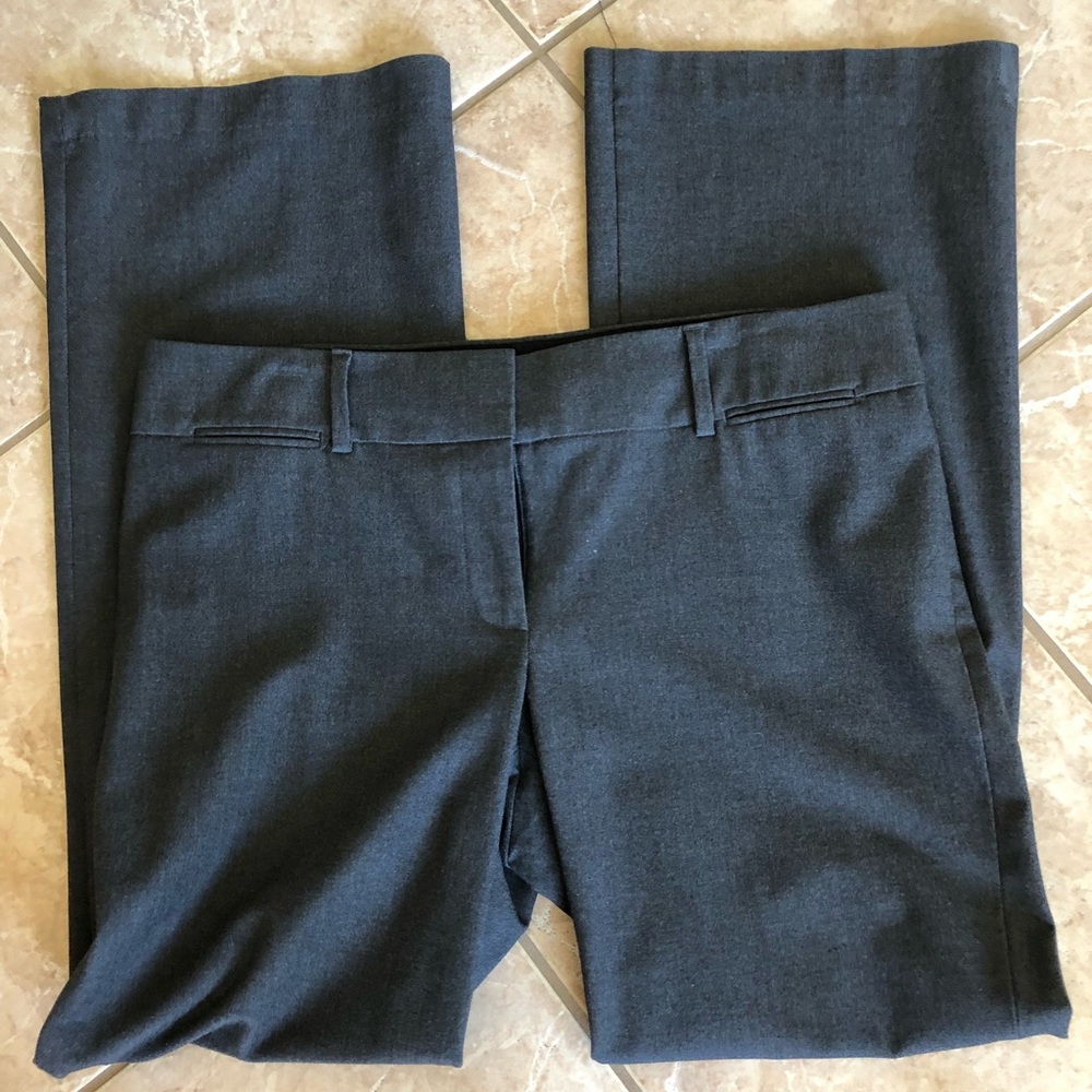 LOFT Marissa cut trouser pants, size 12 - charcoal